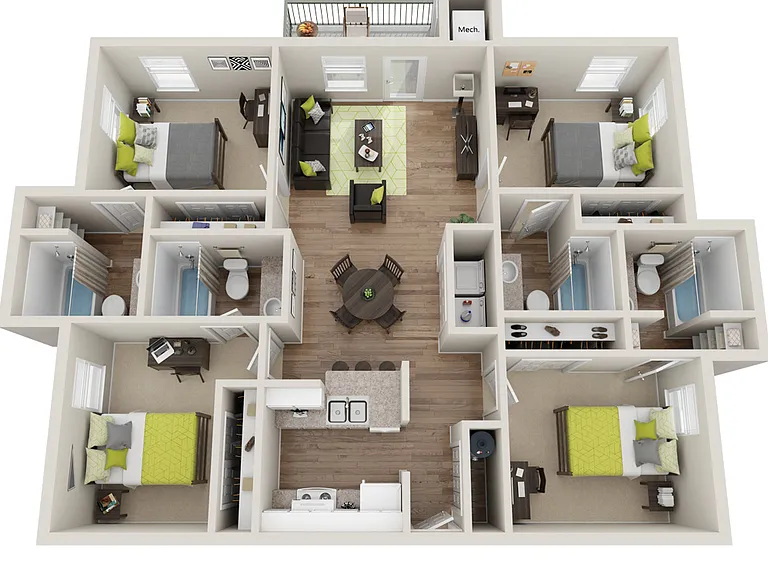 The Landings at Chandler Crossing - Student Living Priced per Bed — Photo 43