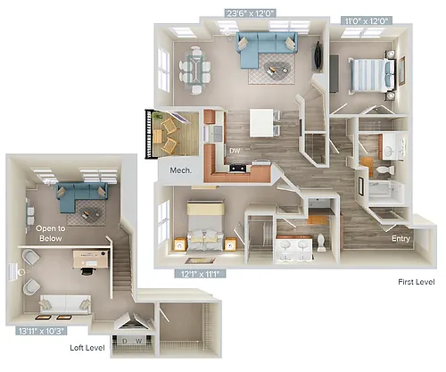 Floor plan B4L-1512
