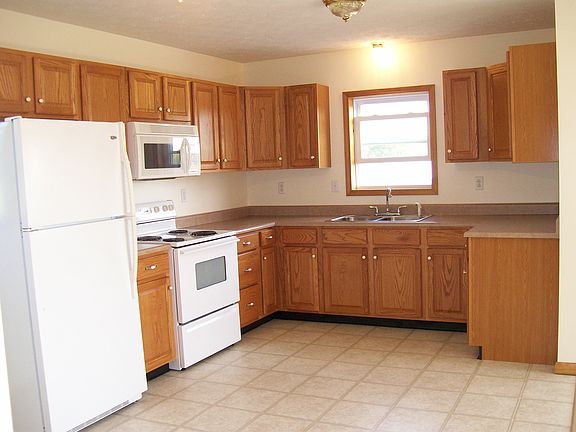 Open kitchen with plenty of cabinet space