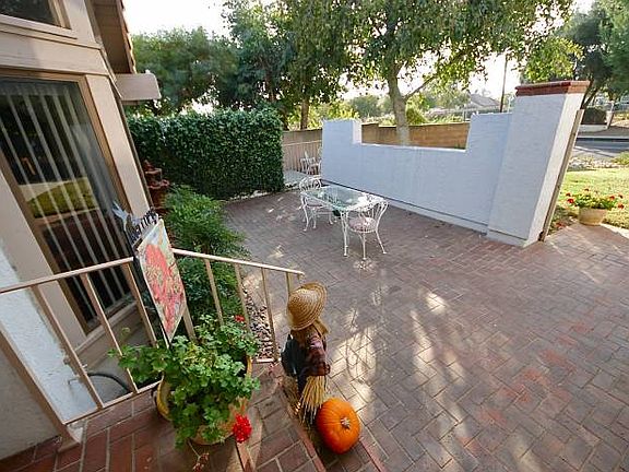 Gated Bricked Courtyard