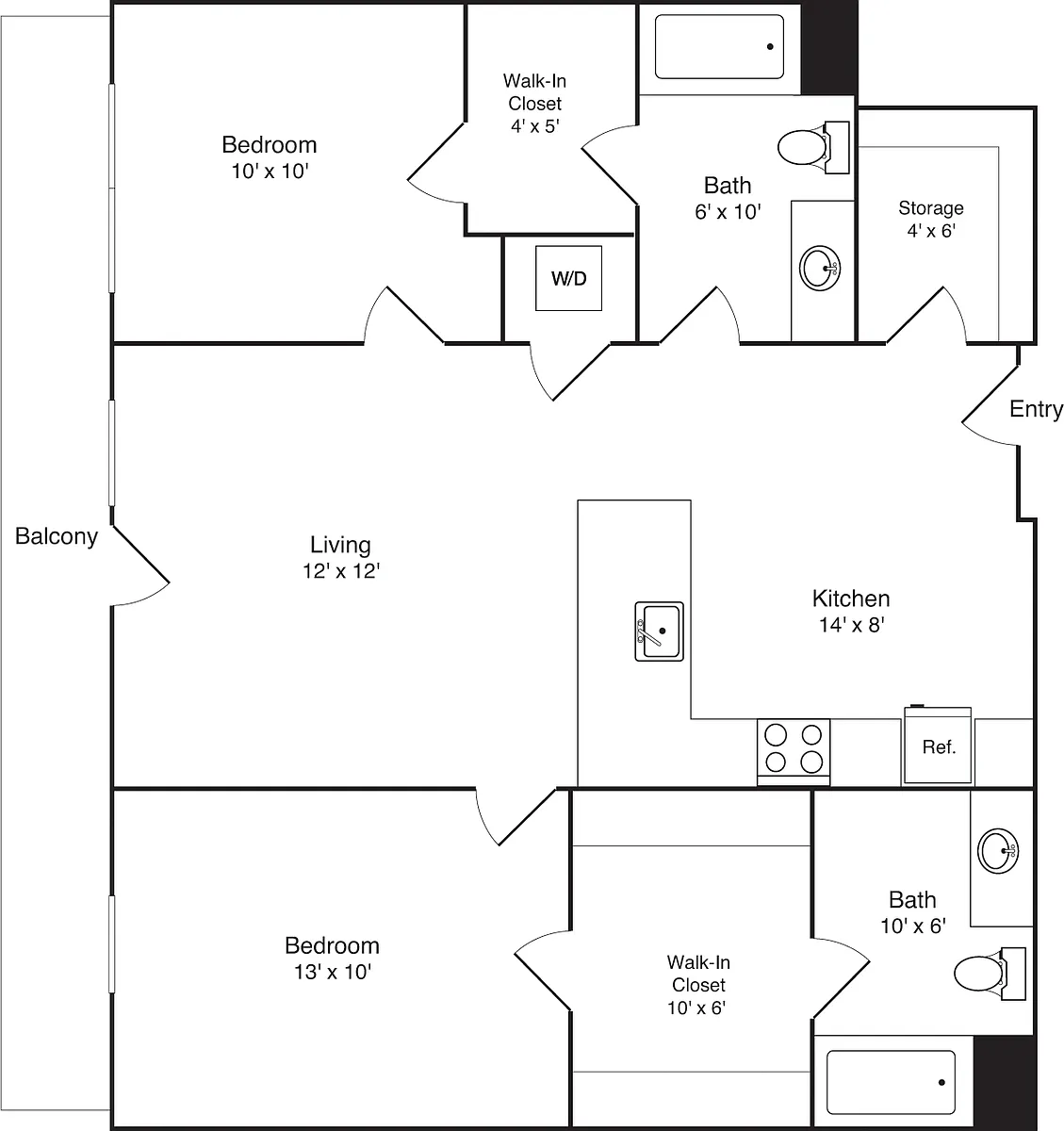 Floor plan B8