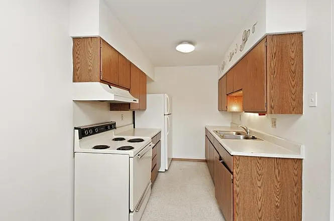 Standard kitchens.