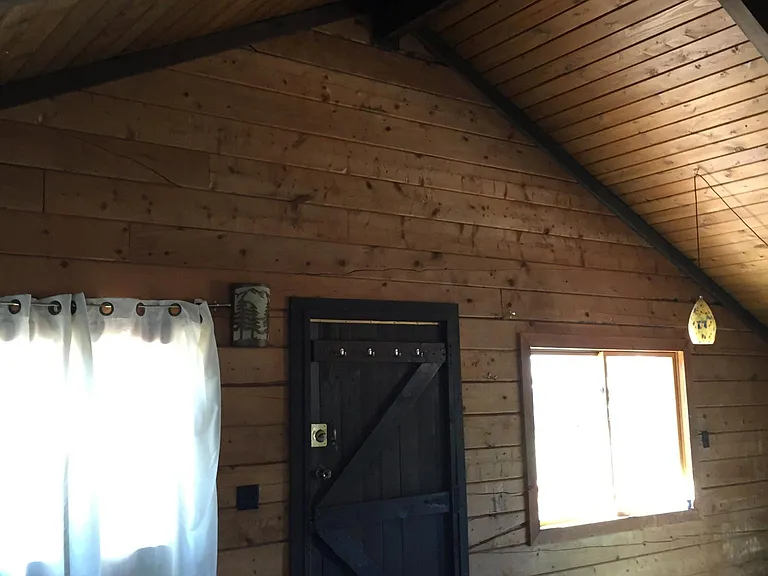 Front Door and high vaulted ceiling, Lots of light!