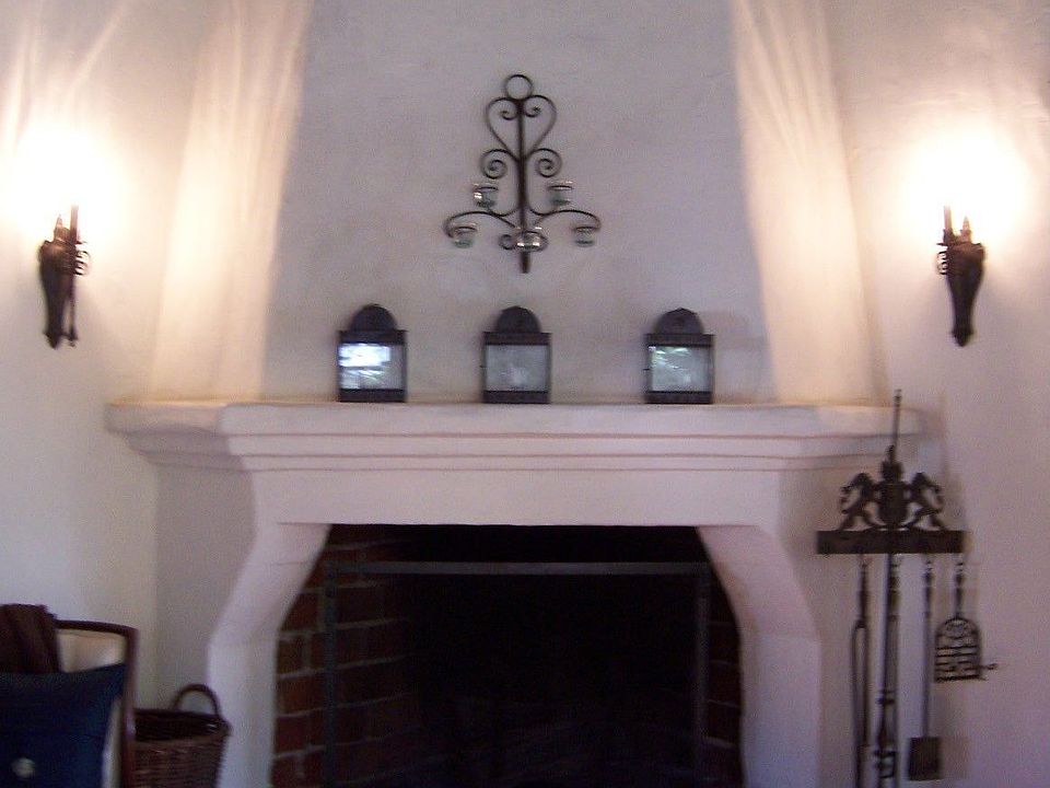 living room fireplace