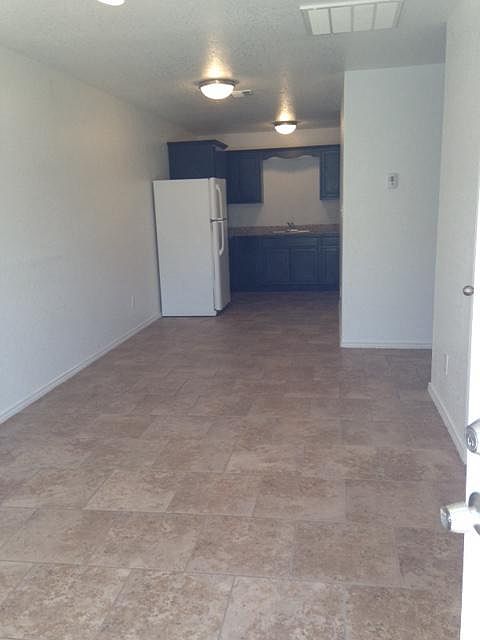 Living/dining/kitchen area. 