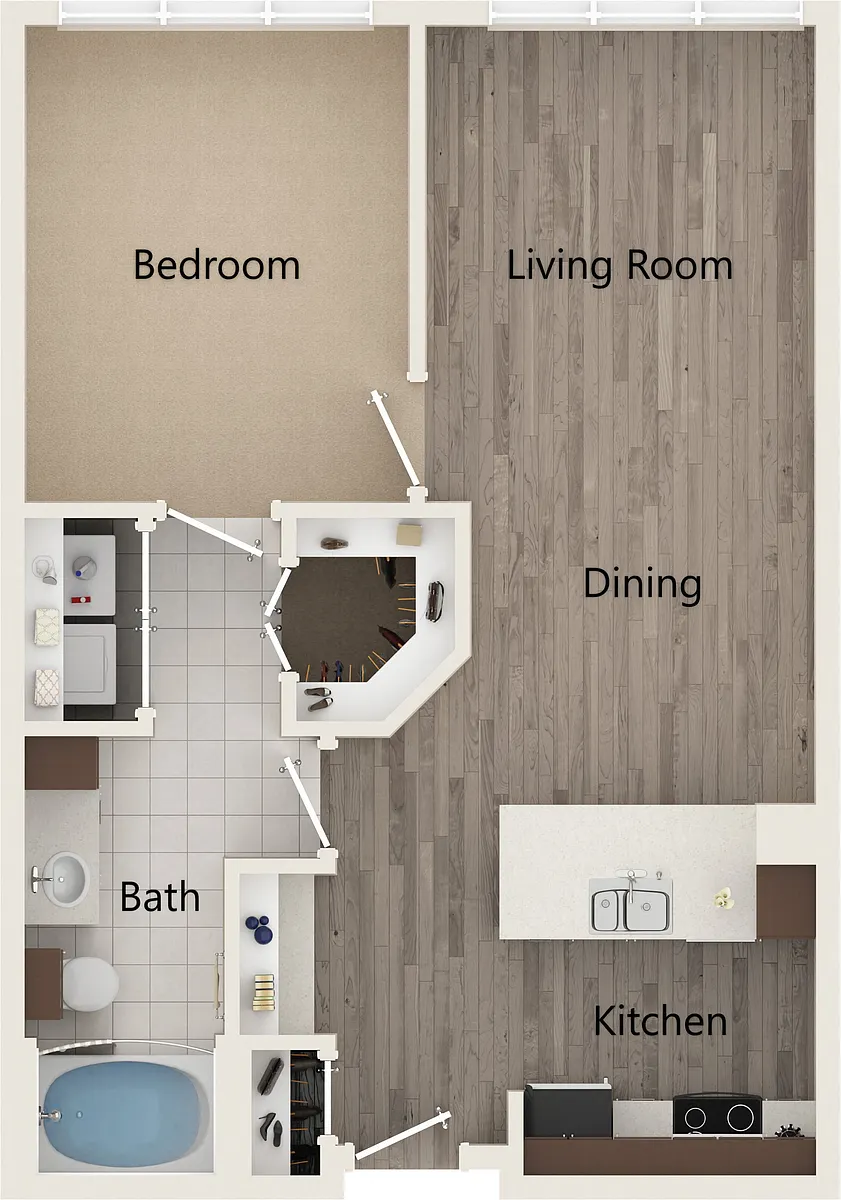 Floor plan A1A