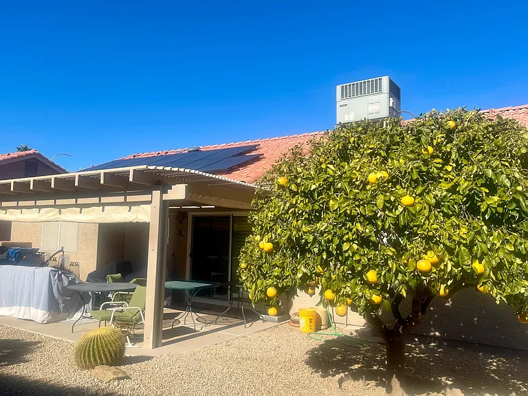Back Patio, & Solar Panels