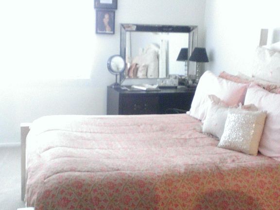 Carpeted bedroom