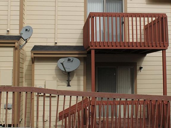 Upper deck off master bedroom and lower deck off dining room
