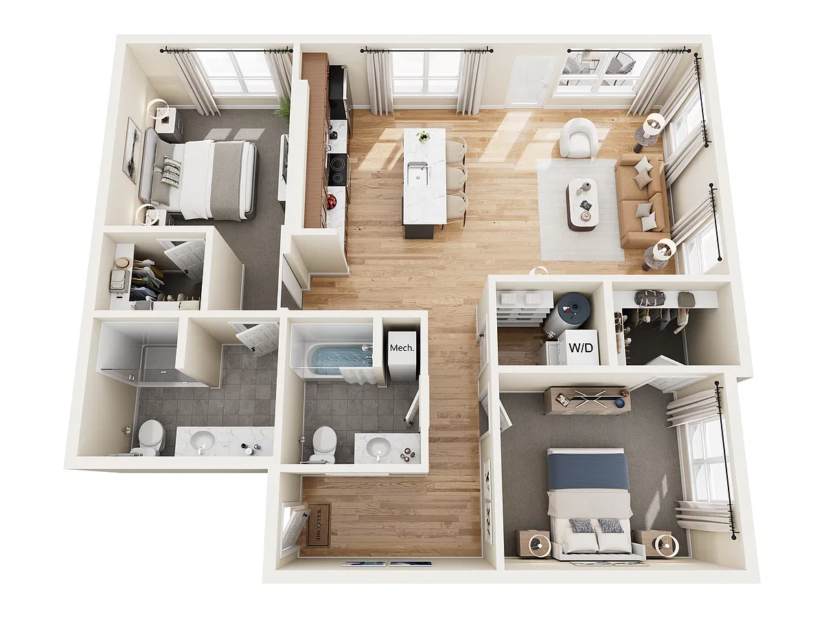 Floor plan B1