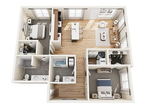 Floor plan B1