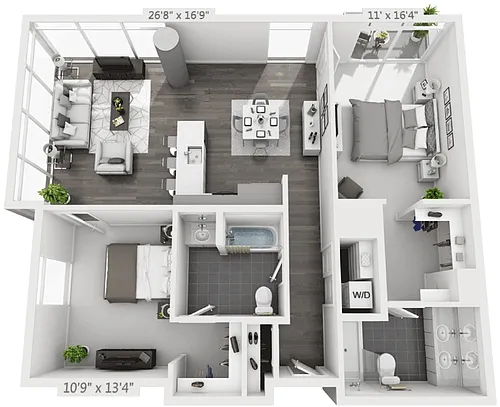 Floor plan B6