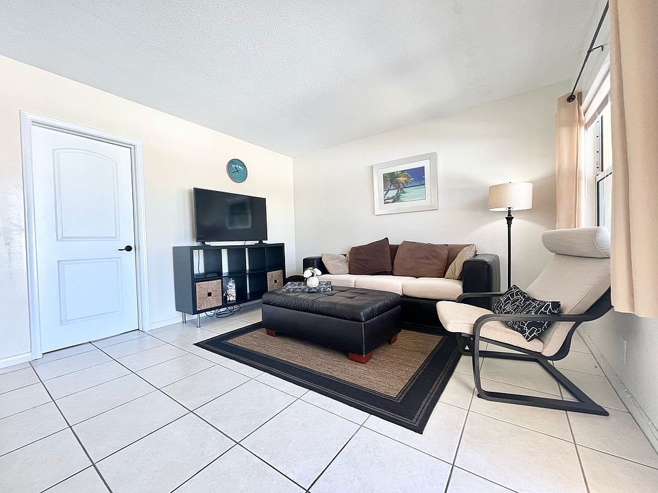 living room with smart TV