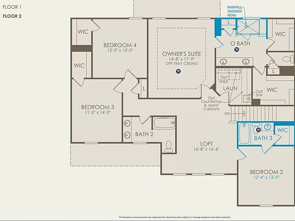 Woodward Floor Plan, Quick Move-In Home, Floor 2