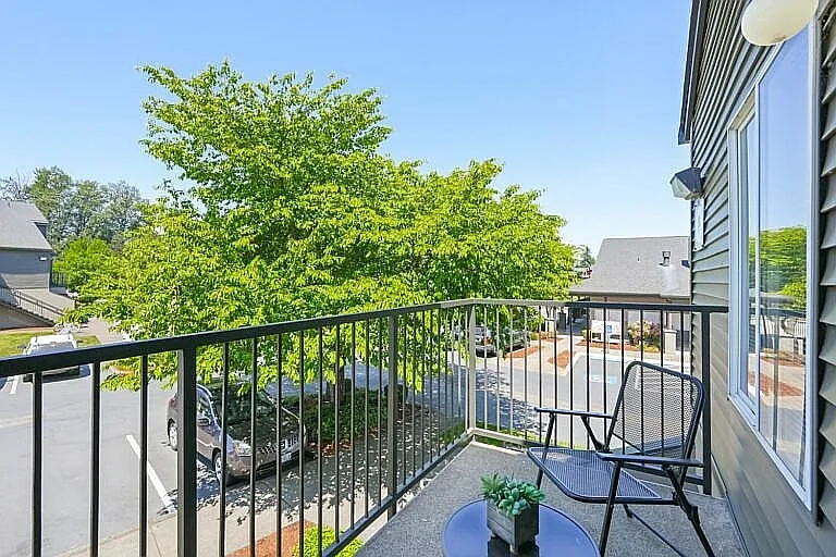 Experience tranquility in your own private balcony space.