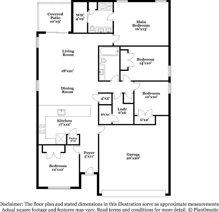4 bed, 2.0 bath, 1661 sqft, $1,885 — Photo 2