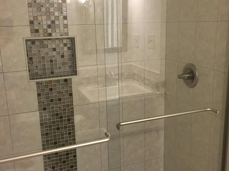 Master bath's shower