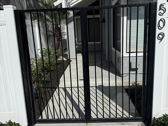 View as you enter the home.