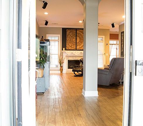 Front door entrance view