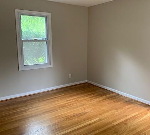 Master bedroom window to front yard