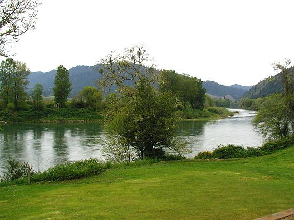 Backyard on the river.