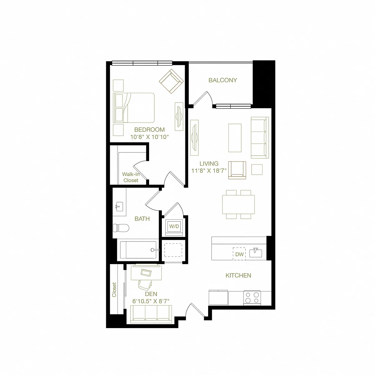 Floor plan Lake Merritt+Den