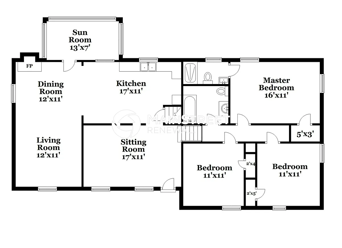 Floor Plan - 2855 Jordan Woods Dr