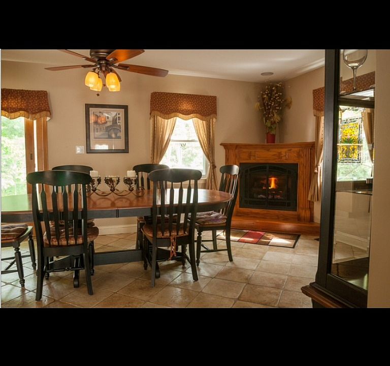 Warmth is within the home.