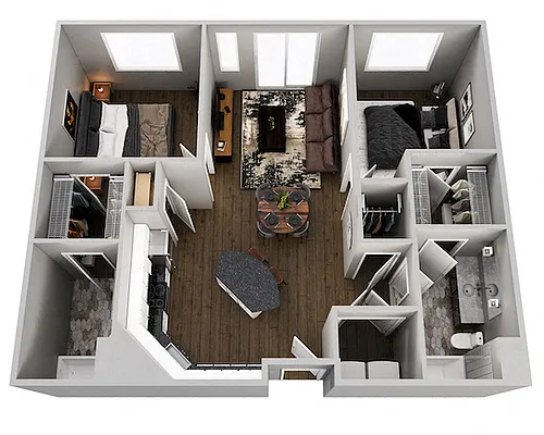 Floor plan Monastery