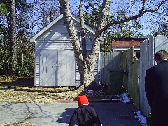 Big storage building.