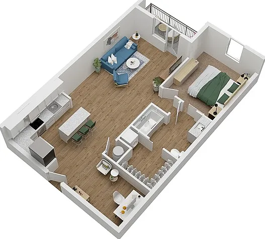 The Neptune 1 Bedroom 1 Bath The Neptune 1 Bedroom 1 Bath