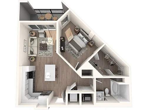 Floor plan 1B