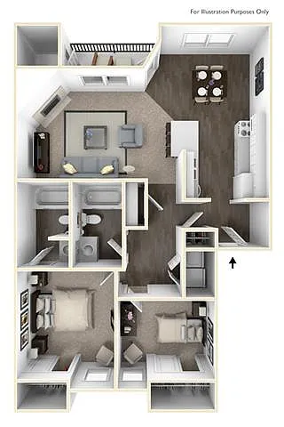 Floor plan 2X2