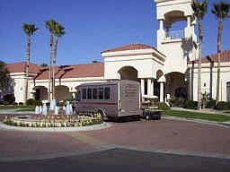 Beautiful St. James model on premium lot across from Club House in popular Las Palmas Active Adult Community. 