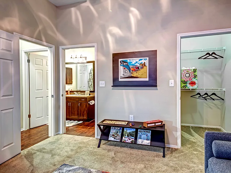 Bedrooms feature ample closet space and ensuite bathroom access.