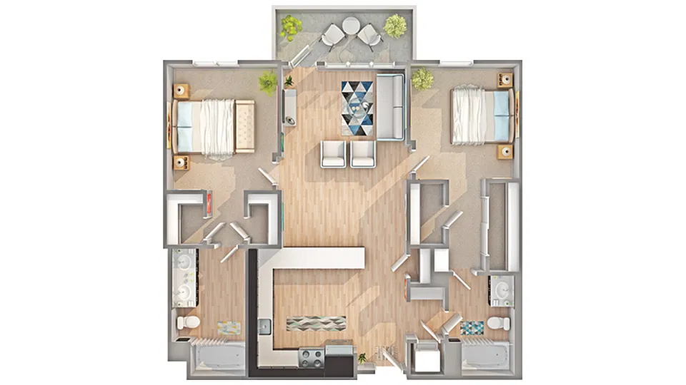 Floor plan B6