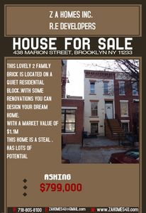 438 Marion Street, brooklyn, NY, 11233