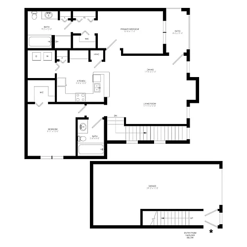 Floor plan B4 Garage- Upper
