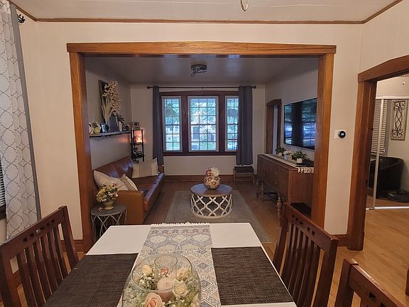 View from dinning room to living room.