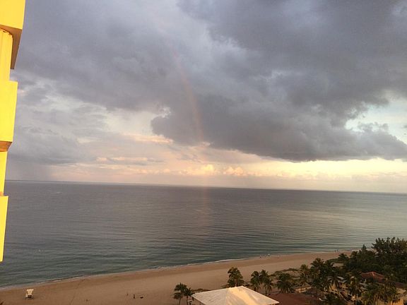 SE ocean view from balcony