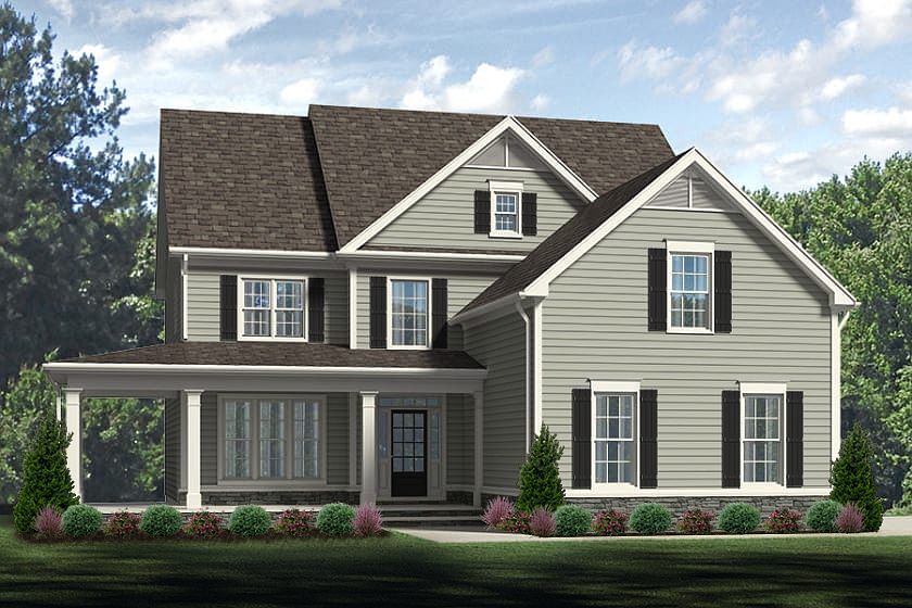 The Edenton Ballentine Place Homesite 30 Front Exterior Rendering