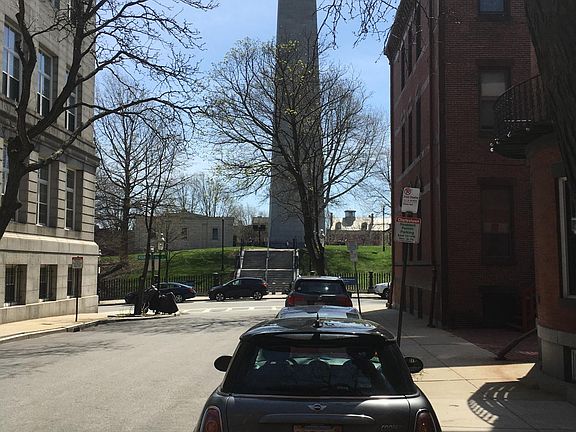 Monument, steps from your front door.