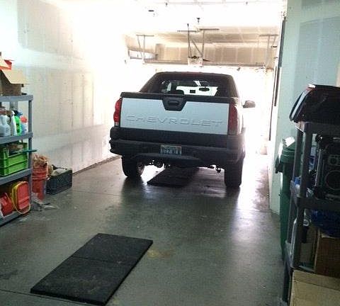 Two car tandem garage