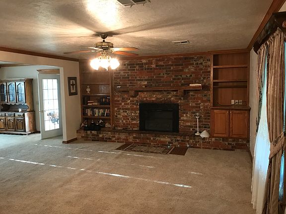 Fireplace in living room