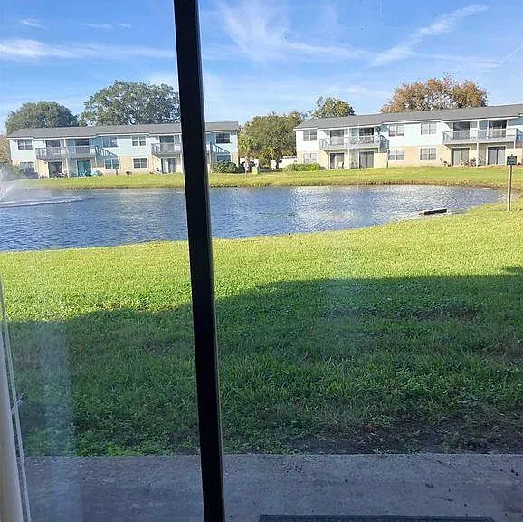 Lake View with Fountain.