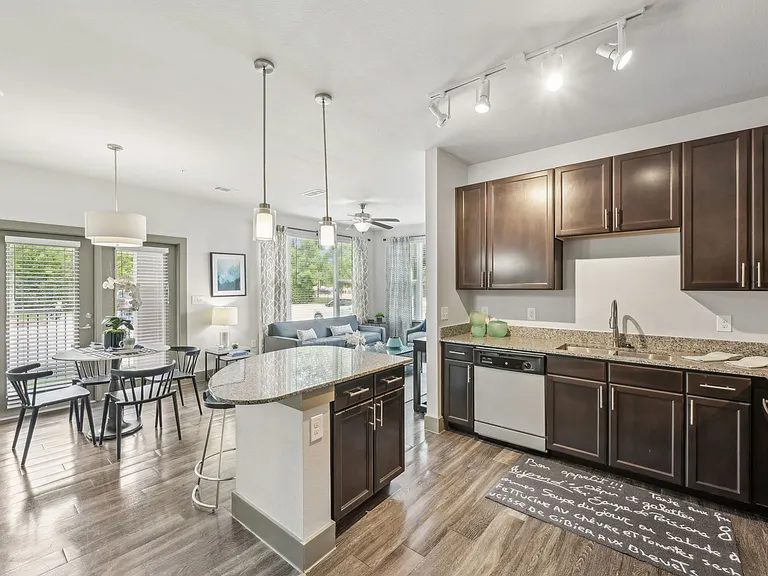 Spacious kitchen makes cooking fun and convenient.