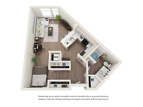 Floor plan Studio M