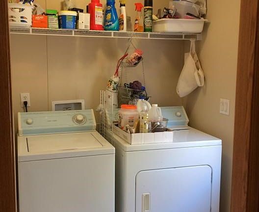 LAUNDRY RM EXITS TO OUTSIDE