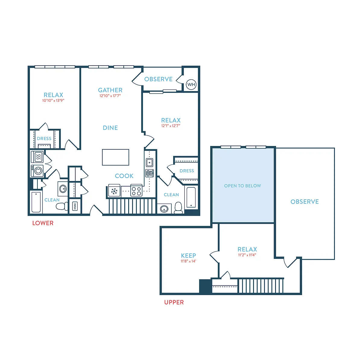 Floor plan Quincy B1 Loft