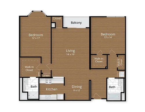 Floor plan Elsworth - D